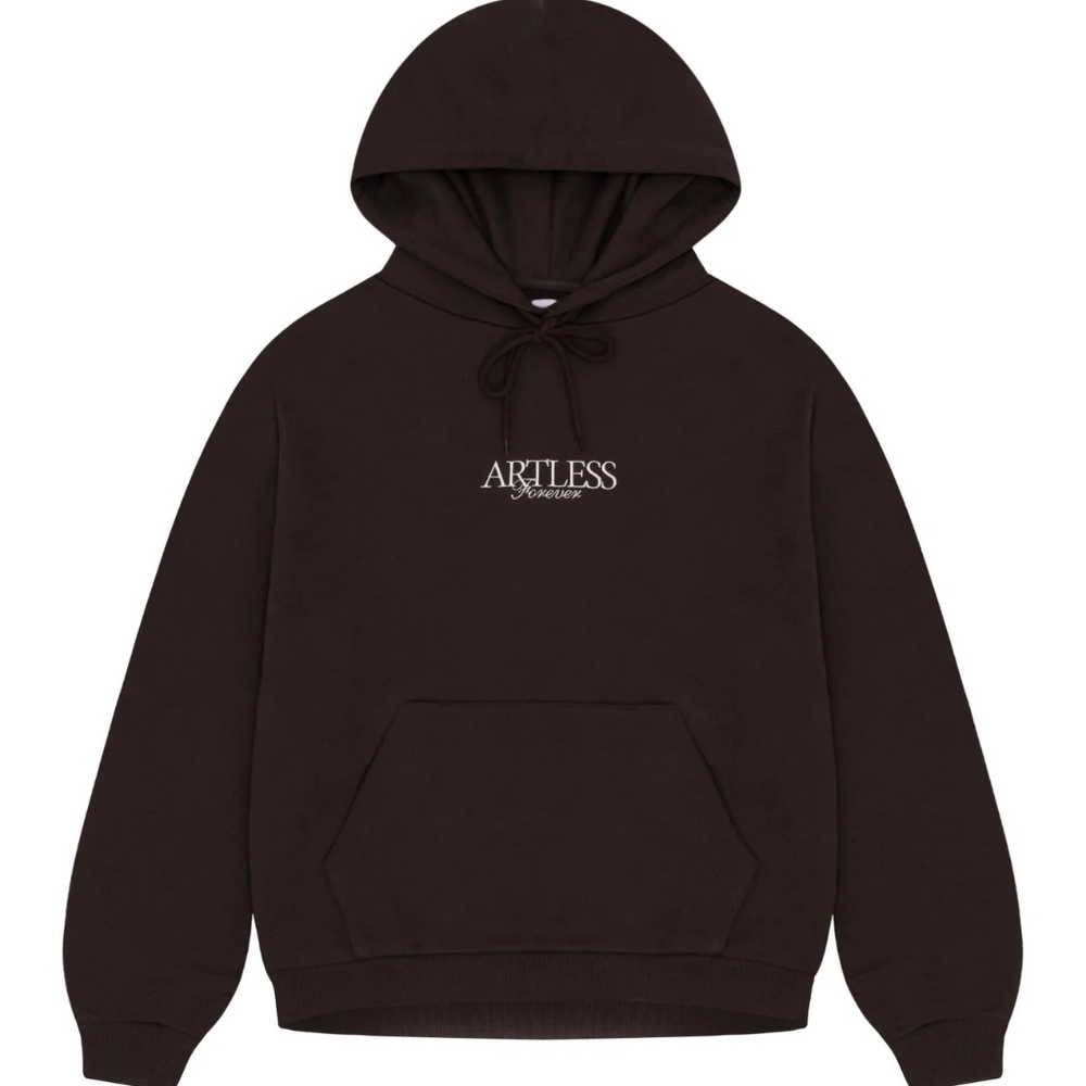 Artless Forever Unisex SWEATSHIRT - CHOCOLATE BROWN Organic Cotton